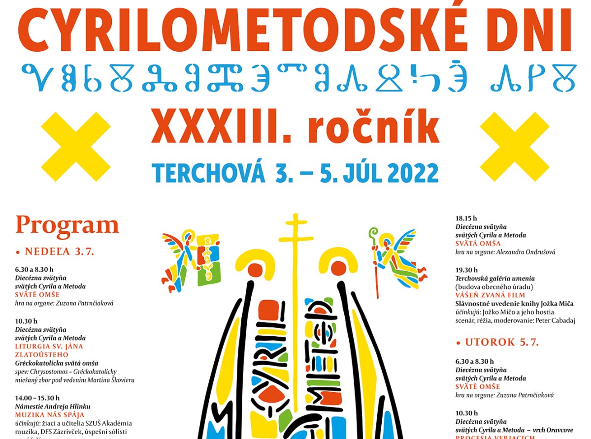 Program Cyrilometodských dní 2022