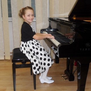 Terezka Zajacová prvá na regionálnej klavírnej prehliadke v Martine