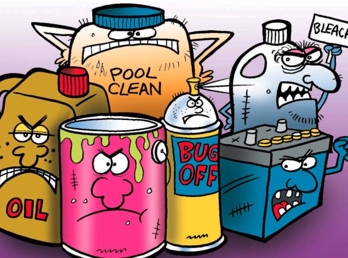 Zber farieb a chemikálii