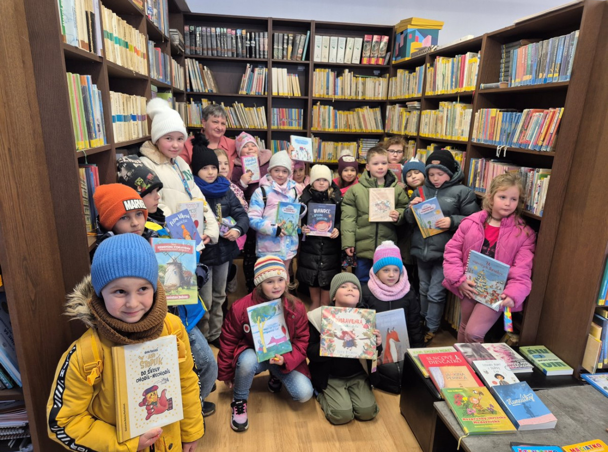 Návšteva detí zo školského klubu Belá v obecnej knižnici
