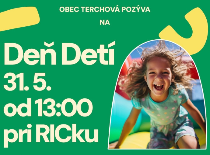 Deň detí v Terchovej prinesie popoludnie plné zábavy