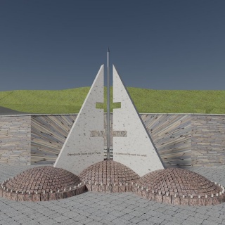 Vizualizácia nového cintorína