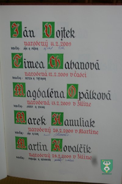 Uvítanie detí do života 96