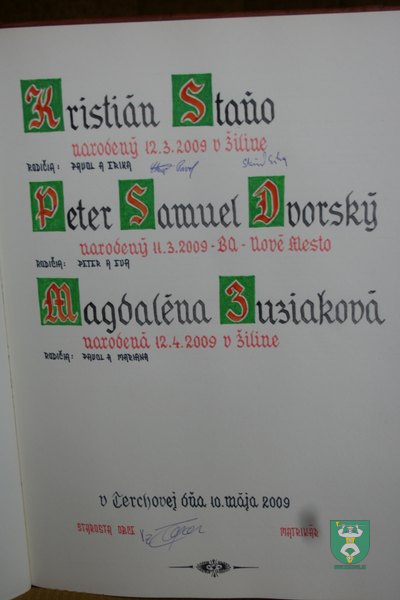 Uvítanie detí do života 97