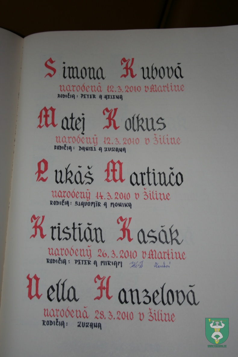 Privítanie detí 10