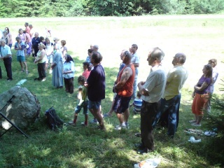 Obnovený kríž na Lúkach 10