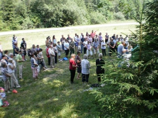 Obnovený kríž na Lúkach 1