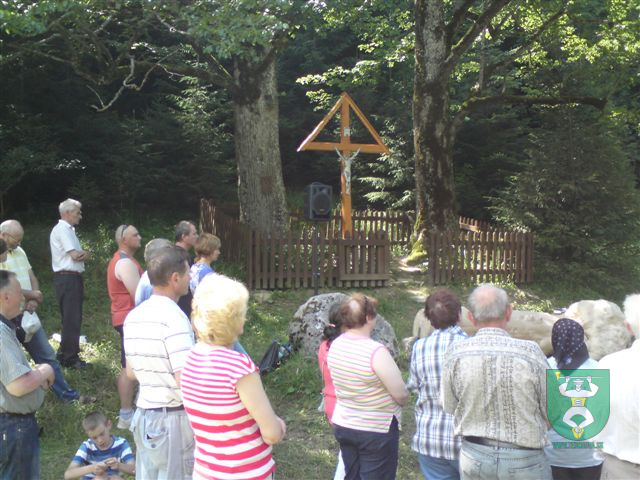 Obnovený kríž na Lúkach 9