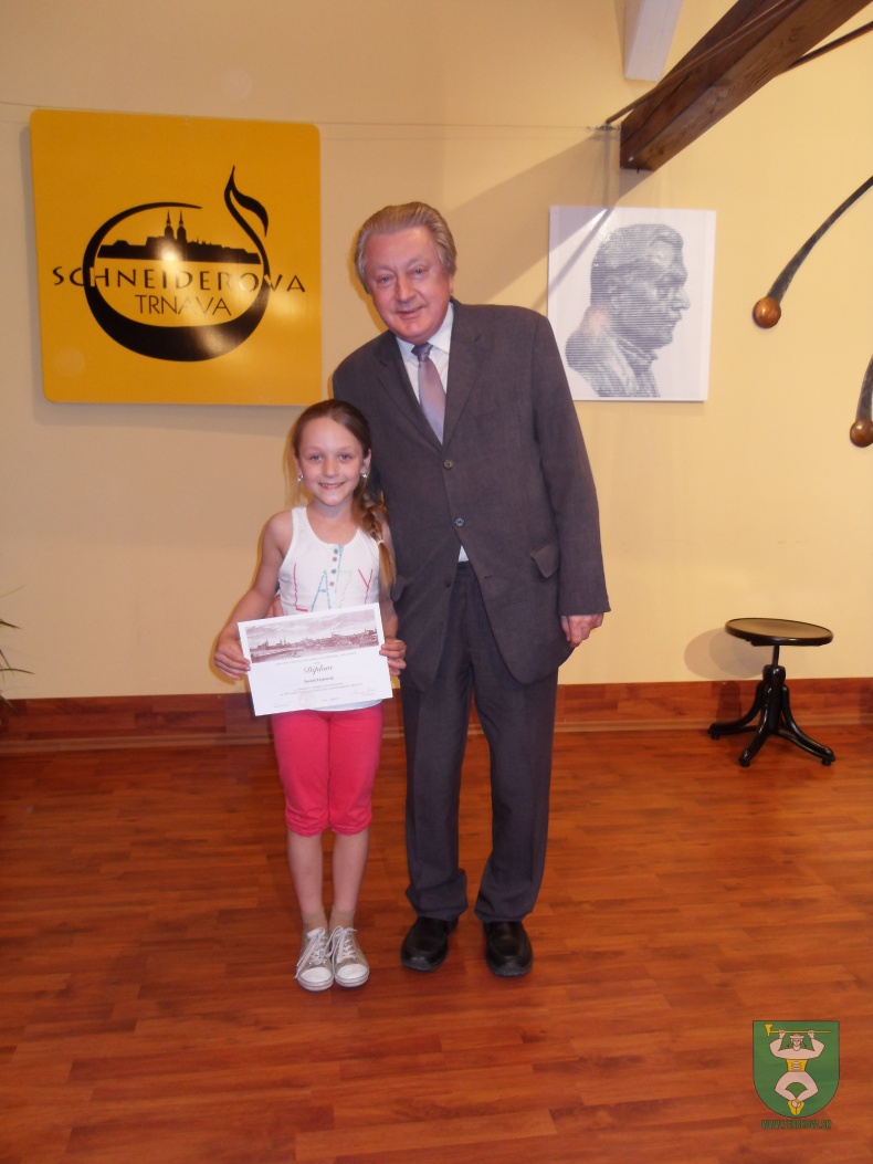 Terézia Zajacová získala zlaté pásmo na interpretačnej súťaži Schneiderova Trnava-4