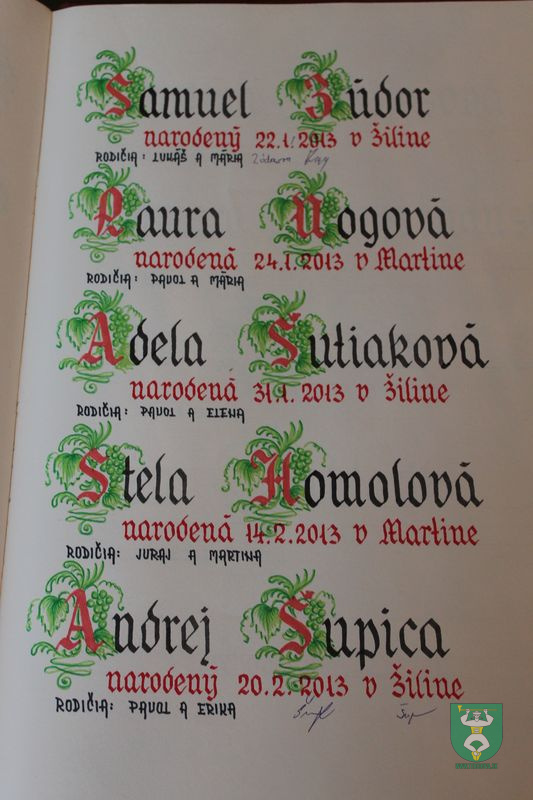 Privítavie detí do života 2013-114