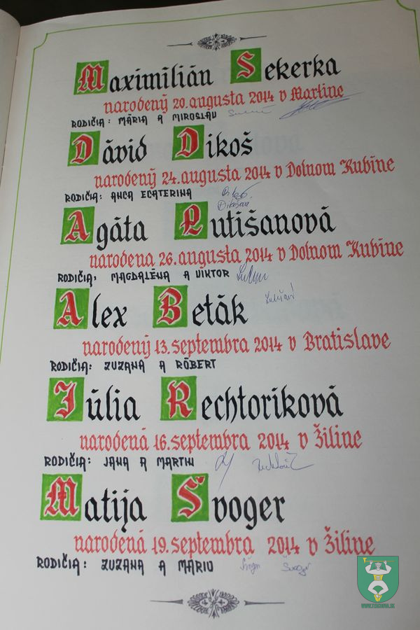 Privítanie detí do života-112