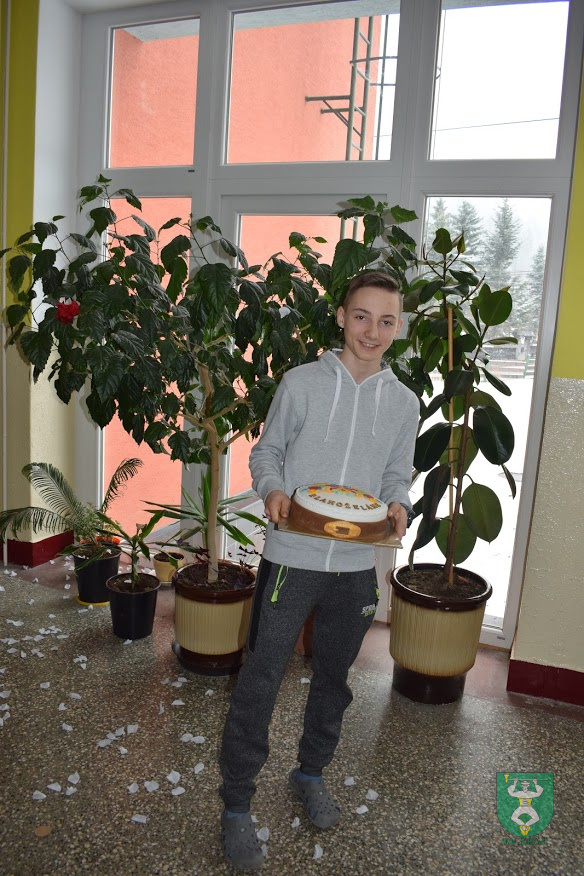 Gratulácia v škole Maťkovi Repáňovi