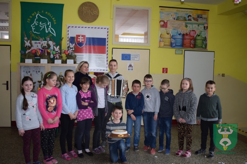 Gratulácia v škole Maťkovi Repáňovi-4