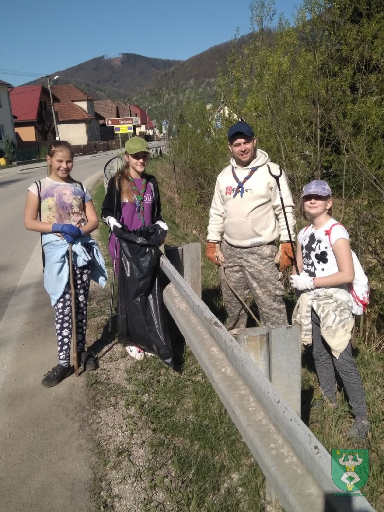 Vyčistime si Terchovú - brigáda 2018-8