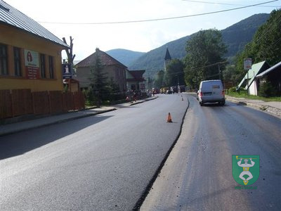 Asfaltovanie Hlavnej cesty 11