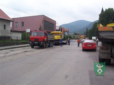 Asfaltovanie Hlavnej cesty 5