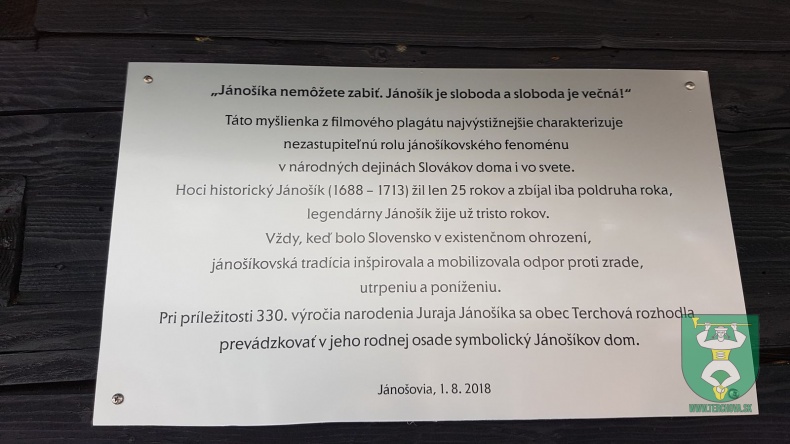 Sprístupnenie Jánošíkovho domu
