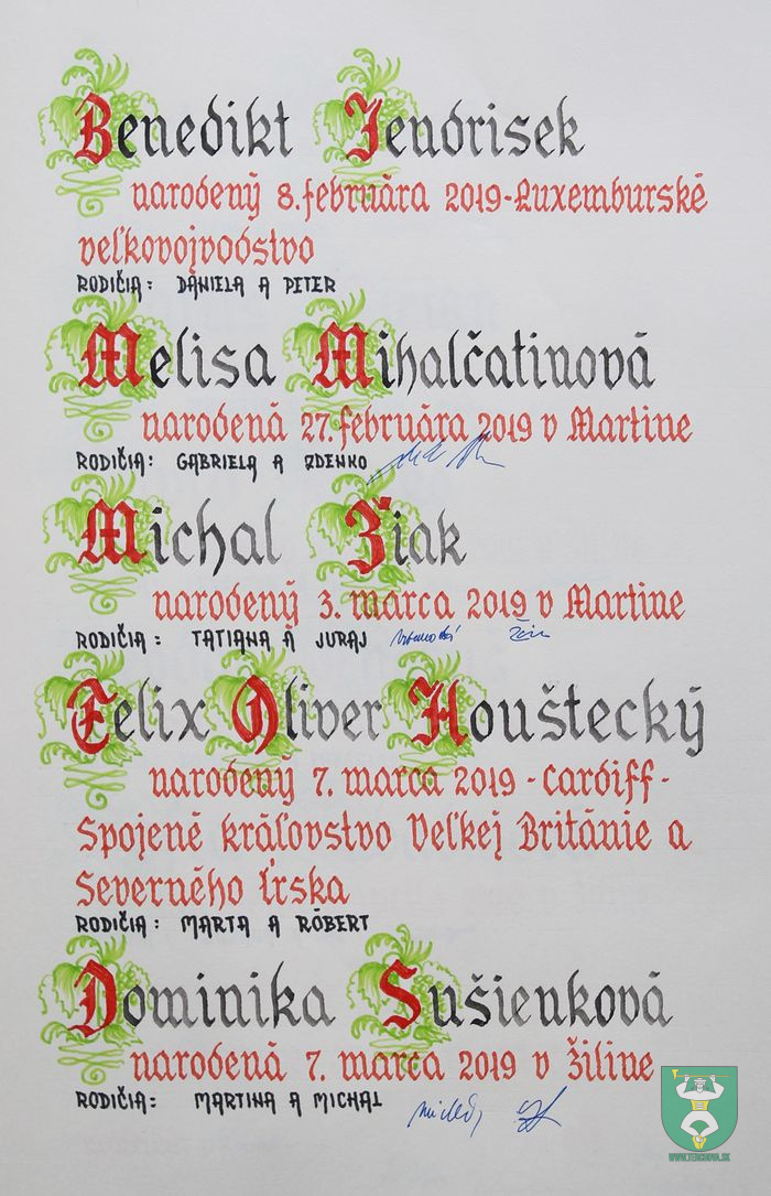 Privítanie detí do života - 2019-185