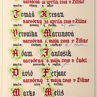 Uvítanie deti do života 2021 150