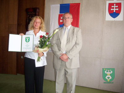 Udelenie čestného občianstva Darine Hanuliakovej - Kohútovej 9