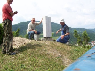 Výstavba krížovej cesty na vrch Oravcove 9
