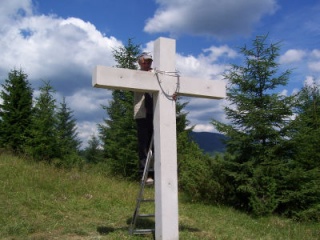 Výstavba krížovej cesty na vrch Oravcove 14