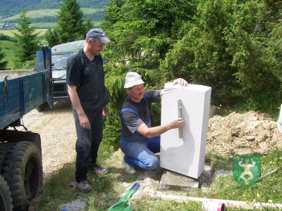 Výstavba krížovej cesty na vrch Oravcove 10