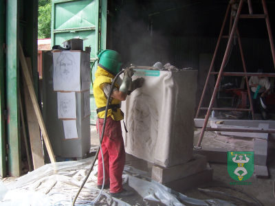 Výstavba krížovej cesty na vrch Oravcove 12