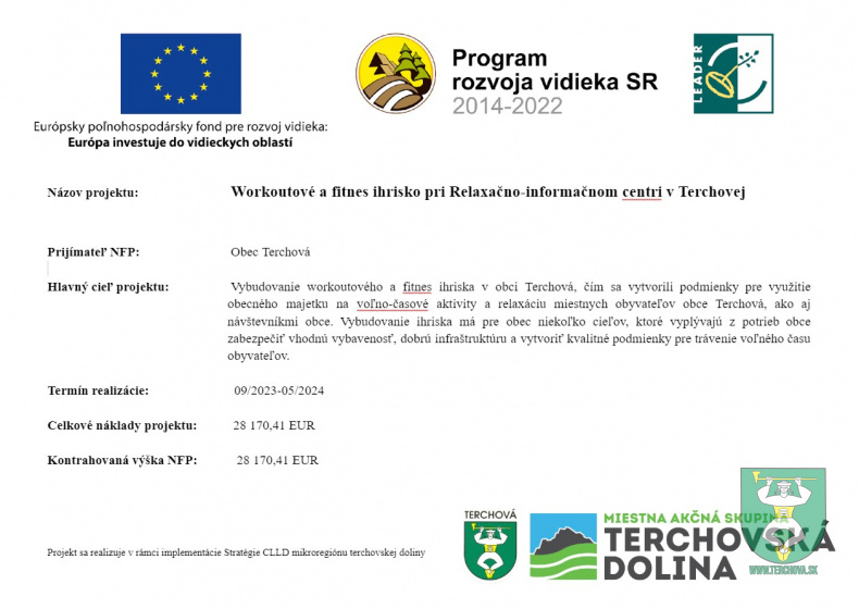 Workout ihrisko terchova 2024 plagat