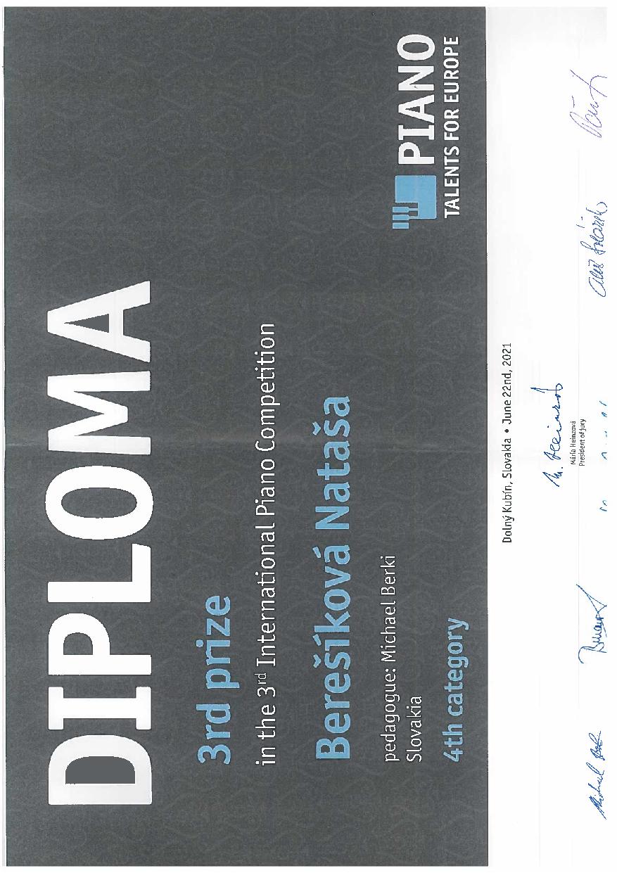 diplom natasa beresikova