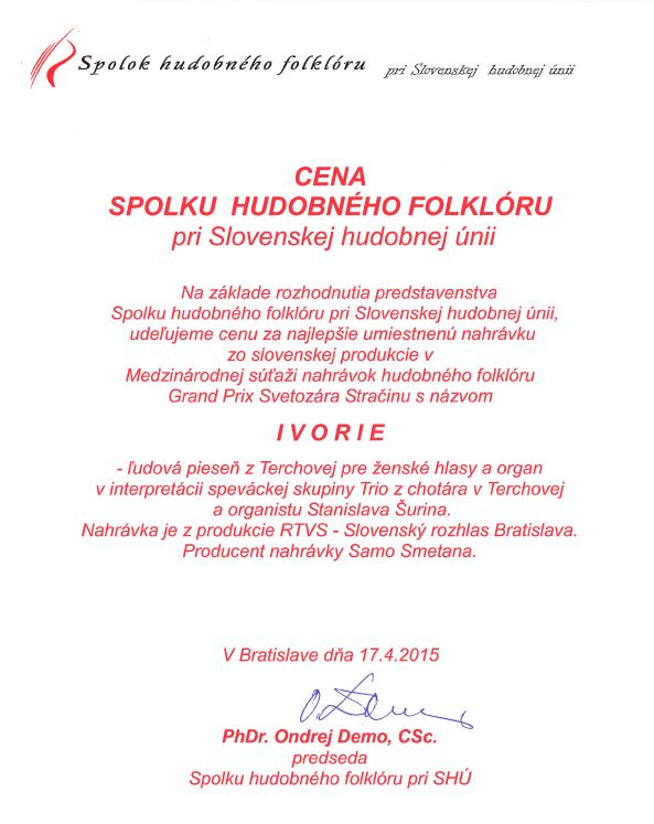 ocenenie-terchova-ivorie