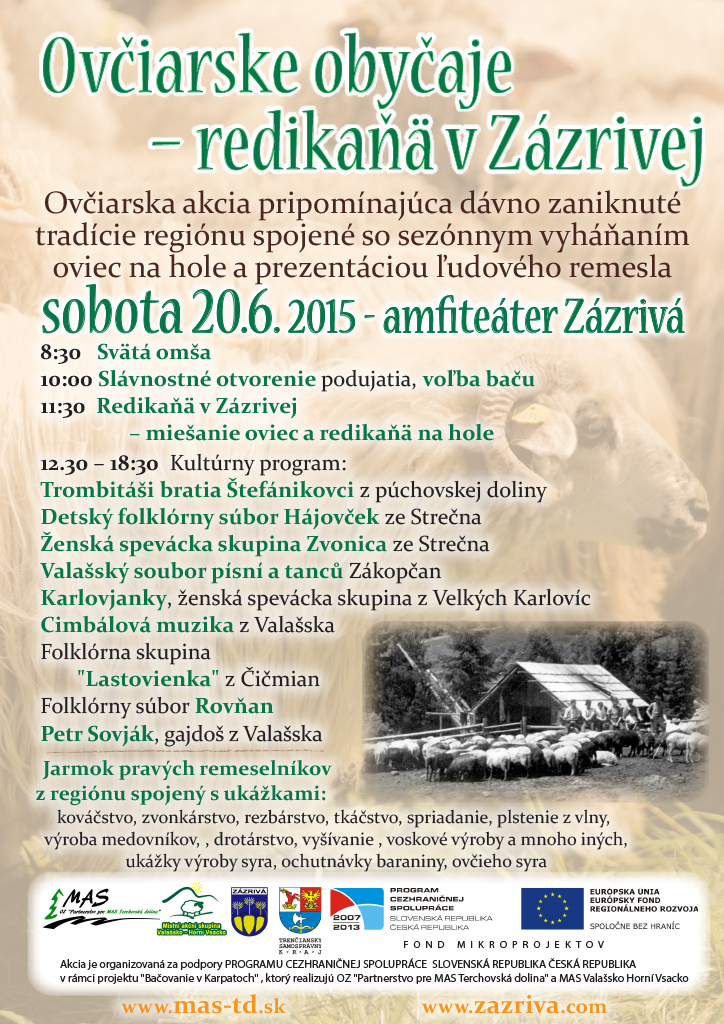 Ovčiarske obyčaje-redikaňä v Zázrivej web JPG