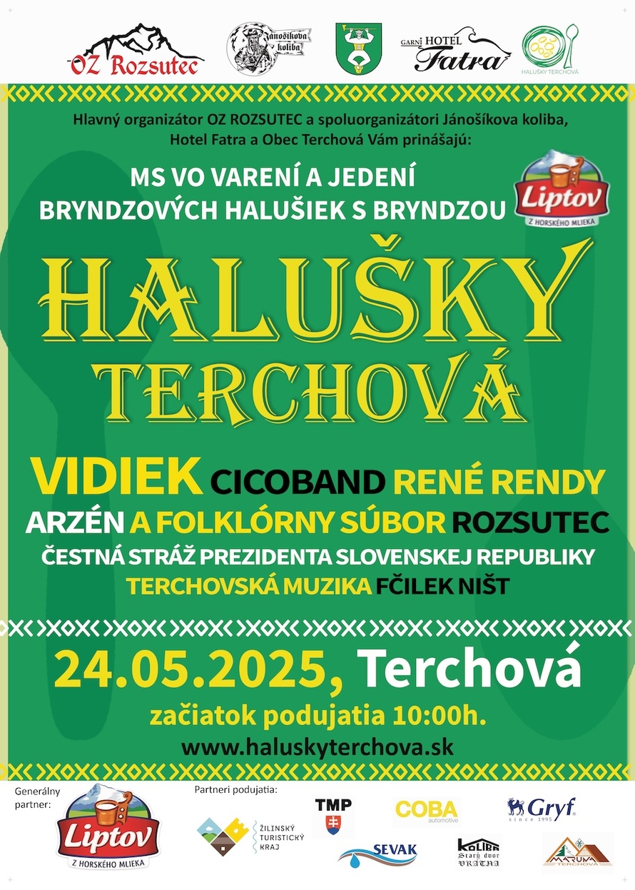 Halusky plagat 2025