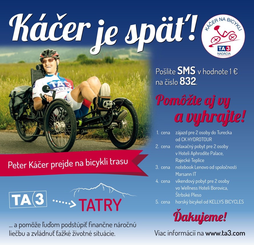 kacer na bicykli 2015 vizual horny